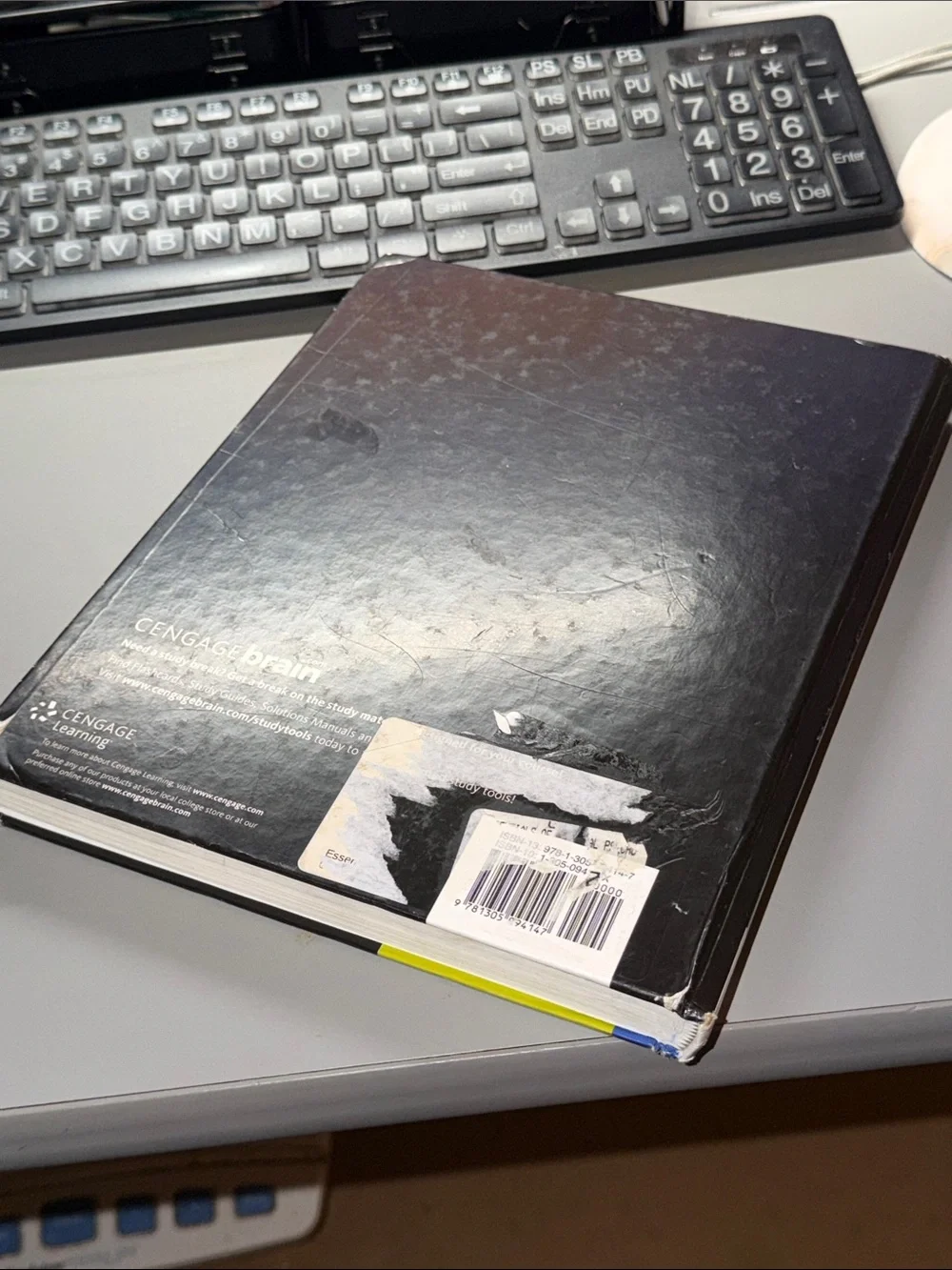 Blue and Black Book Cover Sleeve for Textbooks